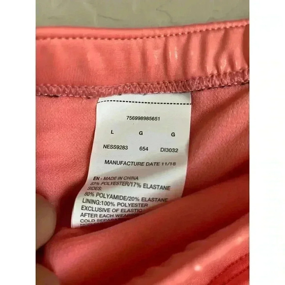 Nike Tonal Stripe Hipster Bottoms Size Large - Picture 4 of 12